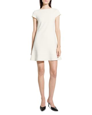 Tiered Seam Cap Sleeve Dress