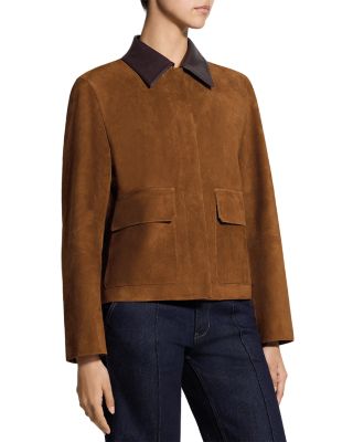 Boxy Suede Jacket