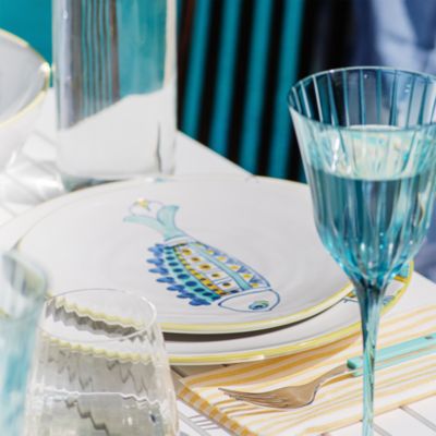 Elba's Fish Waved Fin Salad Plate