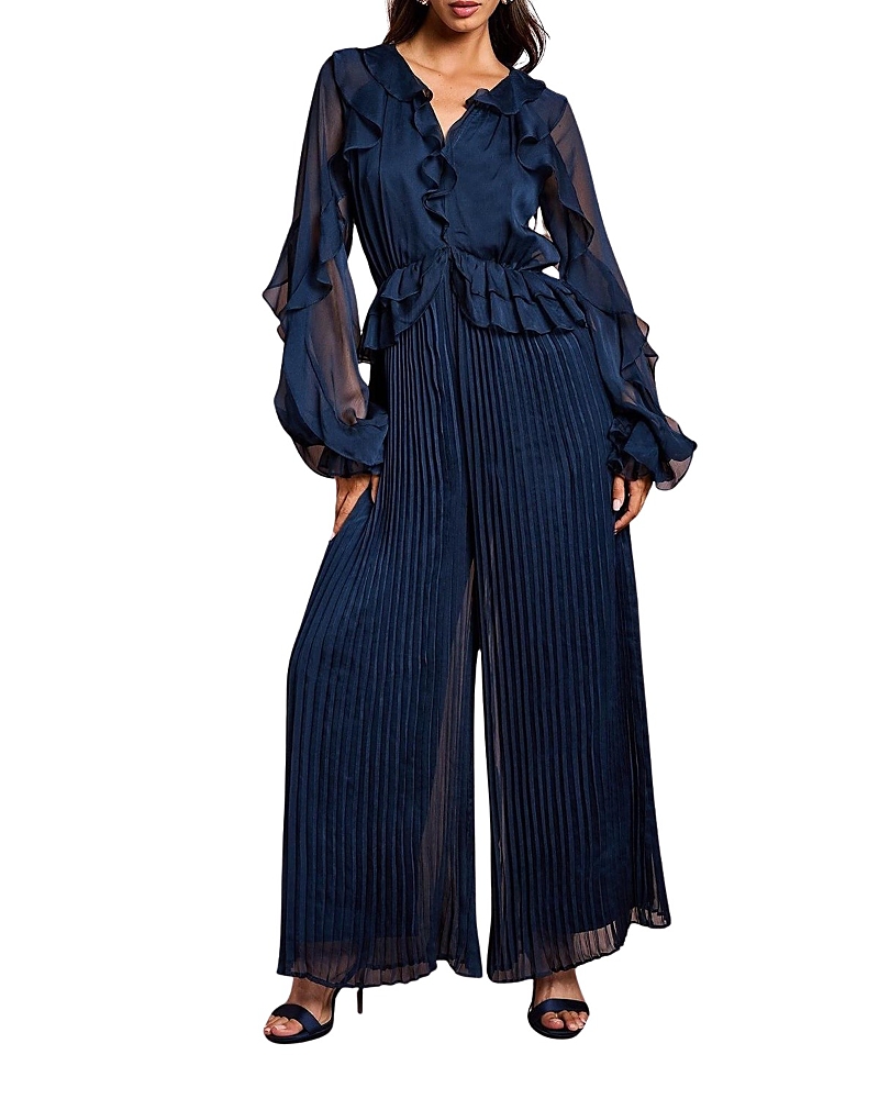 Coast Soft Chiffon Frill Jumpsuit