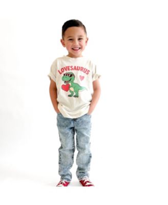 Boys' Lovesaurus Valentine's Day Short Sleeve T-Shirt - Big Kid
