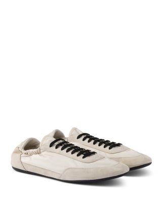  Men's Collapse Re-Nylon And Suede Elasticized Sneakers
