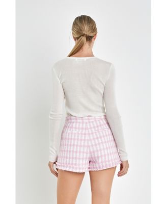 Women's Loose Knit Long Sleeve Top