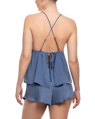 Solid Satin Cami Pajama Set