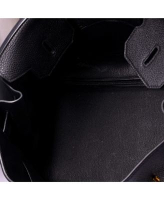 Birkin 35 Handbag Black Togo with Gold Hardware