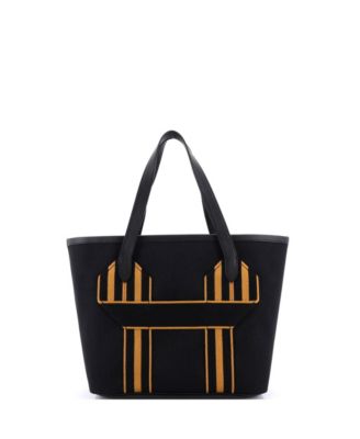 Pursangle Tote Canvas with Leather