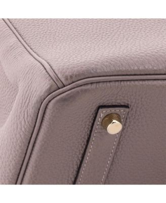 Birkin 35 Handbag Grey Togo with Gold Hardware