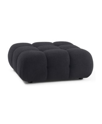 Calliope Faux Shearling Modular Ottoman