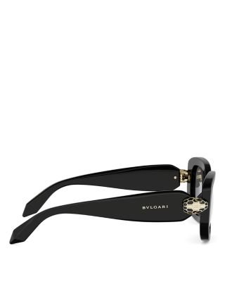 Serpenti Forever Rectangular Sunglasses, 50mm