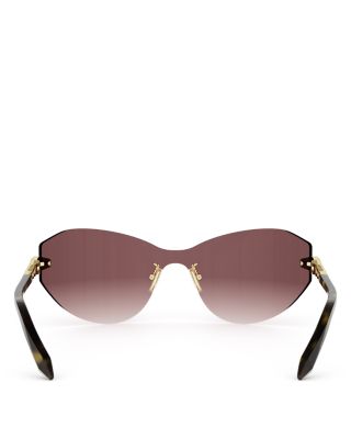 Serpenti Viper Cat Eye Mask Sunglasses, 137mm
