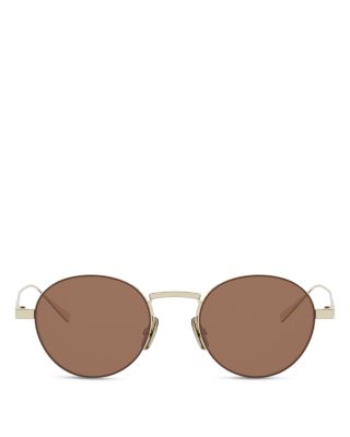 Metal Round Sunglasses, 49mm