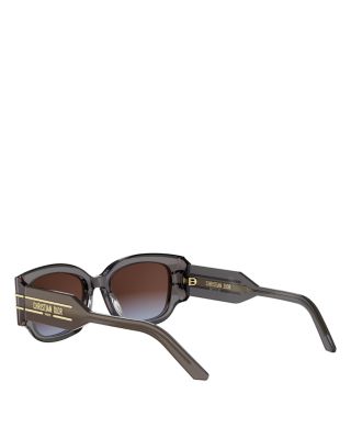 Signature Rectangular Sunglasses, 52mm