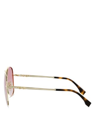 Fendigraphy Pilot Sunglasses, 61mm