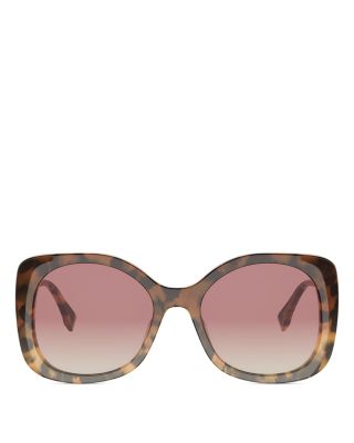 Fendigraphy Cat Eye Sunglasses, 55mm