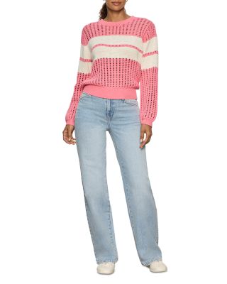 Sporty Openwork Sweater