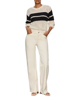 Sporty Openwork Sweater