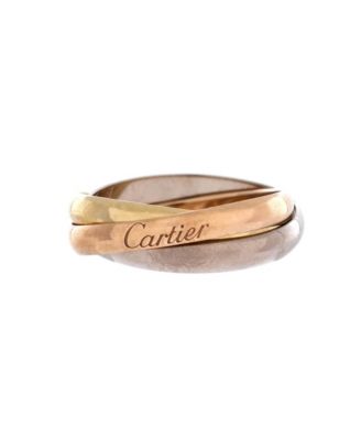  Medium Trinity Ring 18K Tricolor Gold