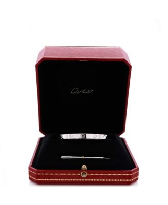  Love 4 Diamond Bracelet 18K White Gold and Diamonds