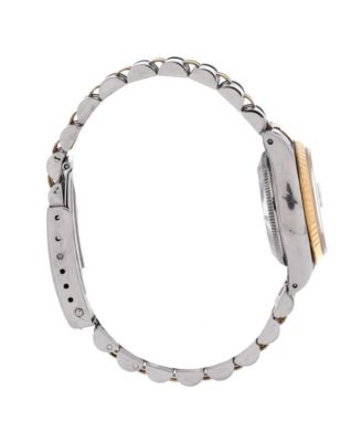  Oyster Perpetual Datejust Automatic Watch in Stainless Steel and Gold with Diamond Markers 26mm