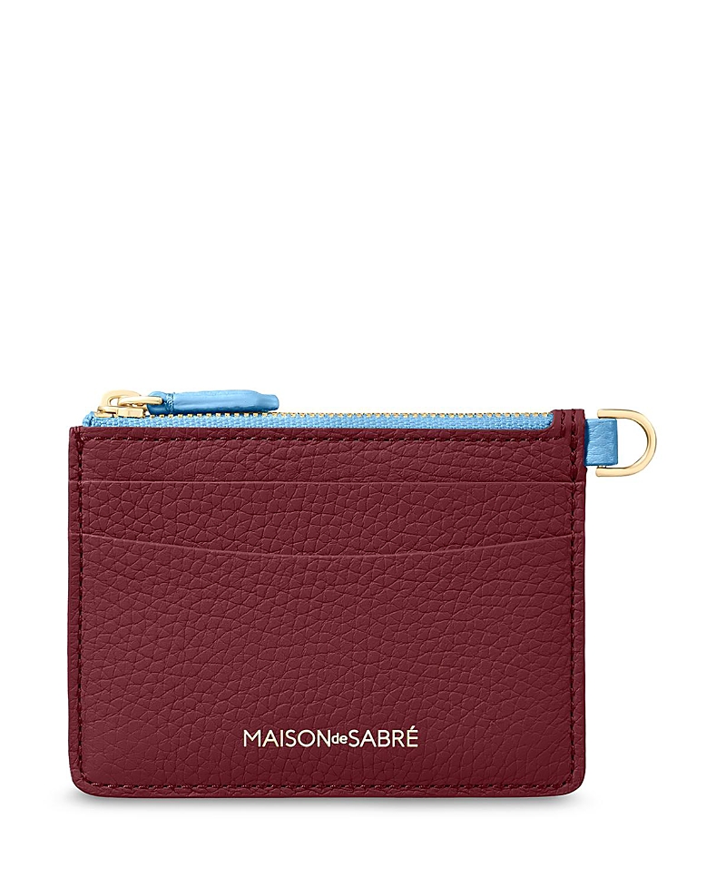 Maison De Sabre Leather Zipped Card Pouch · S