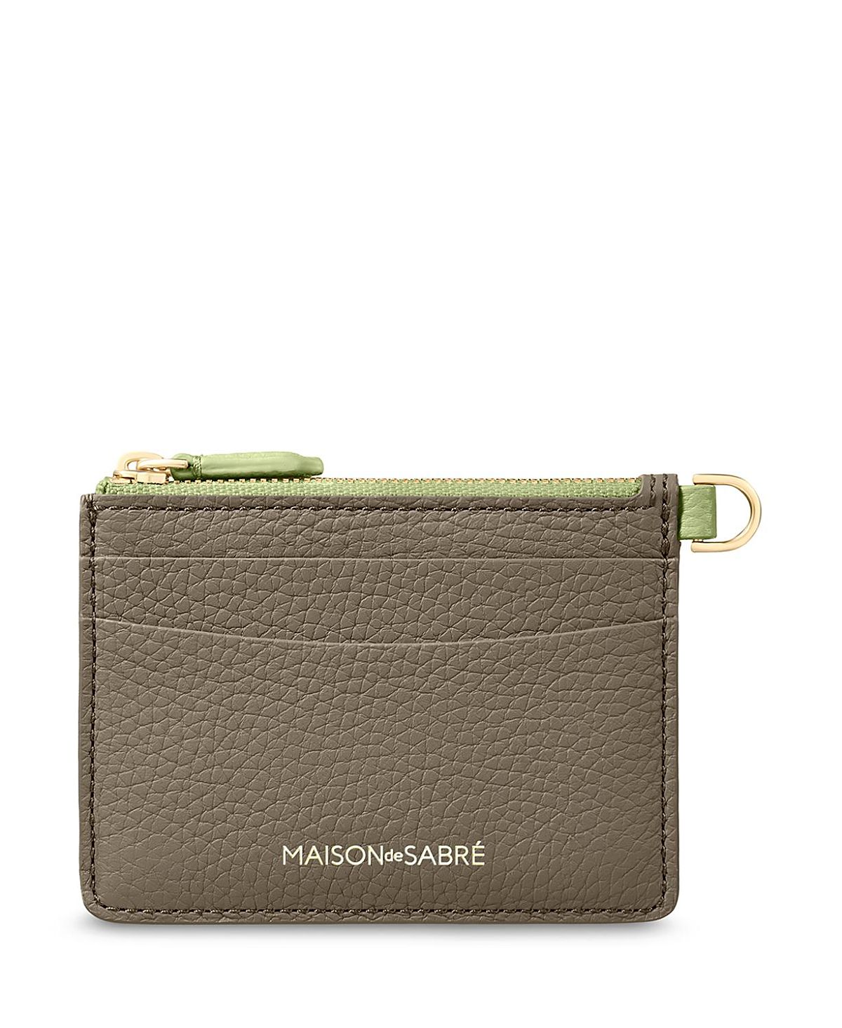 Maison de SABRE Leather Zipped Card Pouch