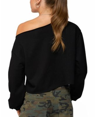 Aveline Off Shoulder Light Sweatshirt