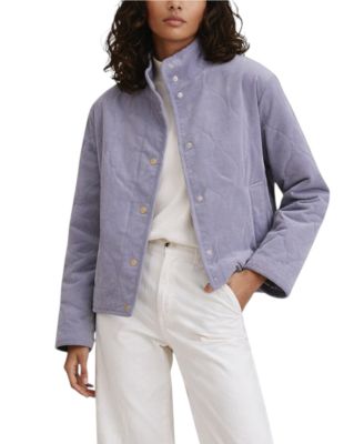  Women's Corduroy Quilted Jacket