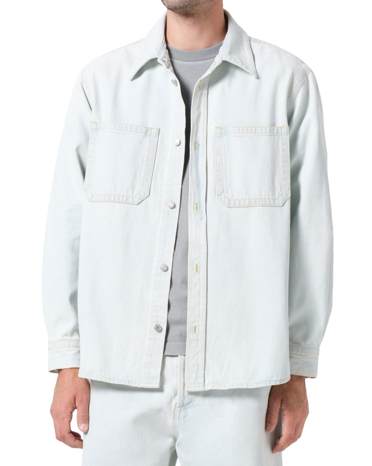 Agolde Craven Pocket Shirt in Source