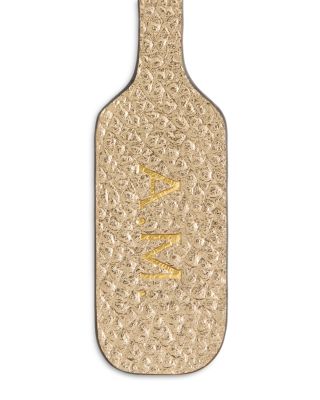 DeVain VLogo Laminated Nappa Leather Small Shoulder Bag