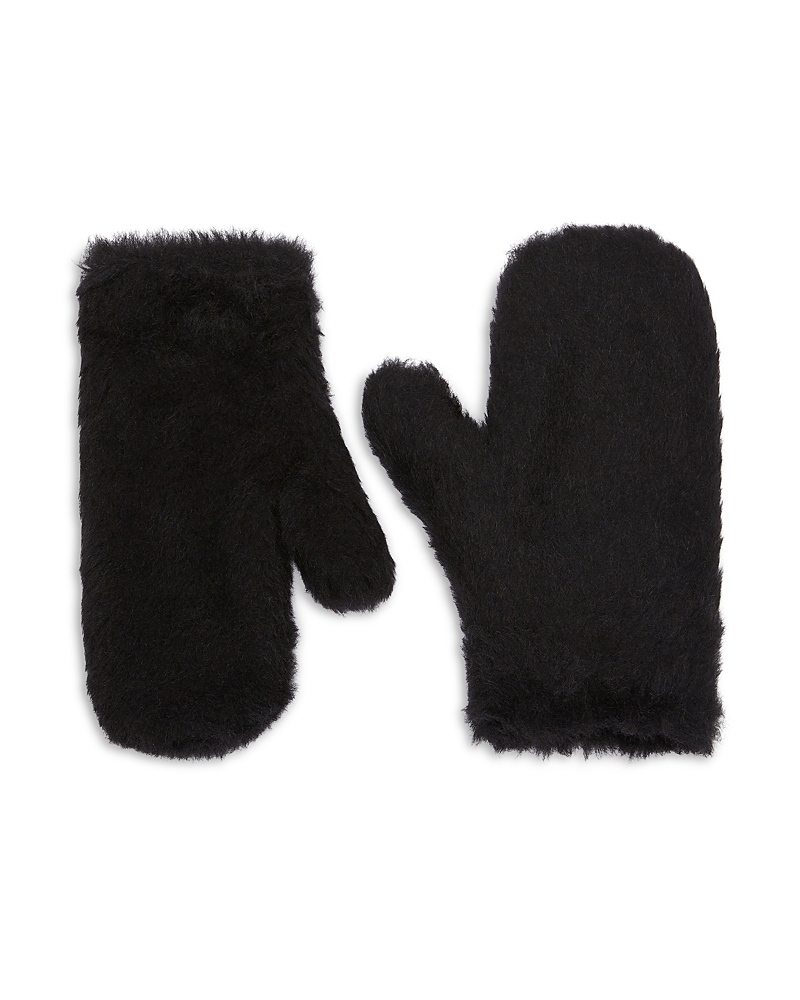 Max Mara Ombrato Alpaca Blend Teddy Mittens