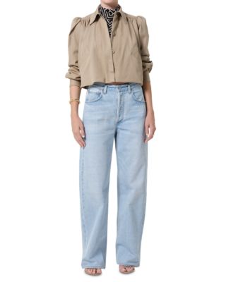 Everly Shirred Crop Jacket