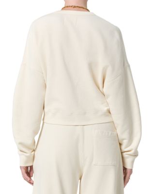 Rhomboid Henley Sweatshirt