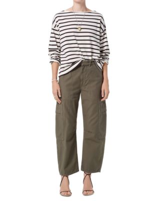 Marcelle Cotton Low Slung Cargo Pants