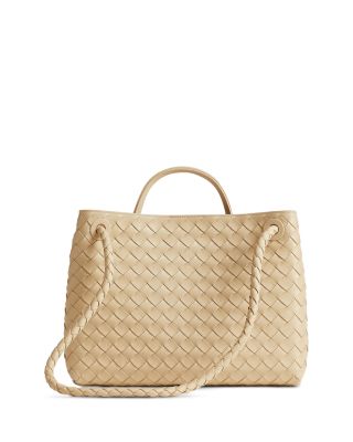 Medium Andiamo Intrecciato Leather Shoulder Bag