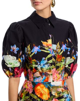 Puff Sleeve Shirtdress