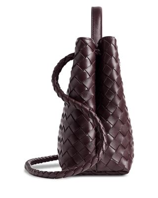 Medium Andiamo Intrecciato Leather Shoulder Bag