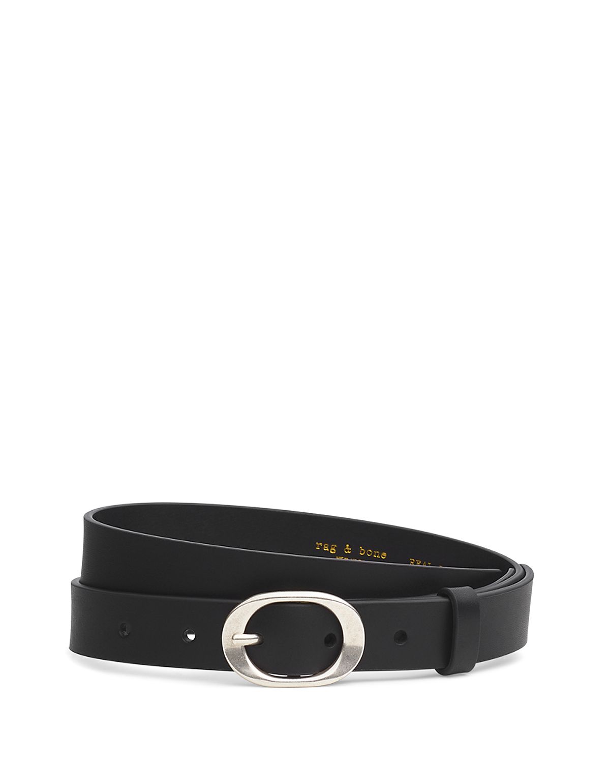 rag & bone Women's Vera Slim Leather Belt