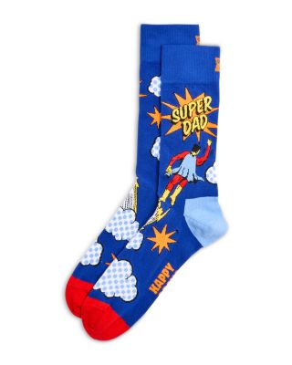 Flying Super Dad Crew Socks
