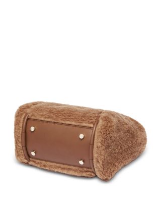 Marine Extra Small Camel Blend Teddy Handbag