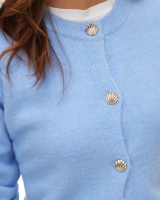 Vmfiona Long Sleeve Short Button Cardigan Sweater