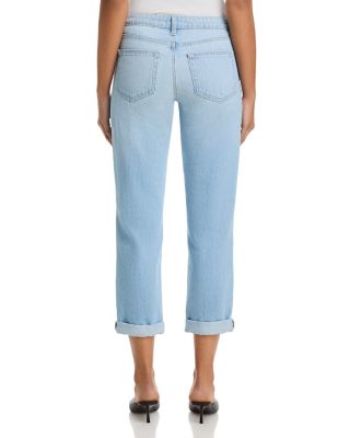 Nevia Low Rise Slouch Straight Jeans in Brea Destruct