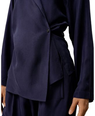  Multipositional Silk Habotai Shirt