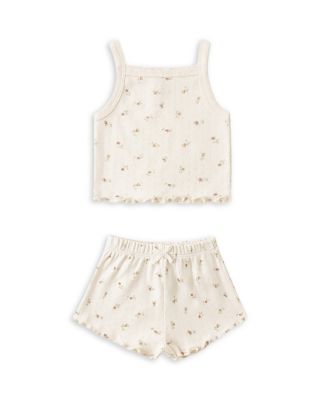 Girls' Pointelle Tank & Shorts Set - Baby
