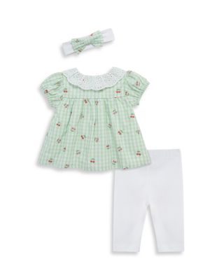 Girls' Cherry Check Tunic & Leggings Set - Baby