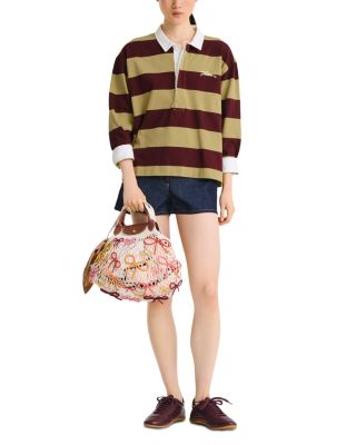 Le Pliage Filet Raffia Mesh Bag