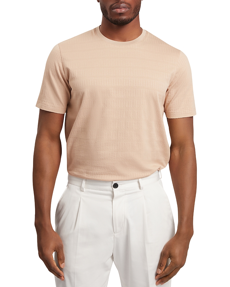 Ted Baker Xadiel Mixed Textured Stripes T-Shirt