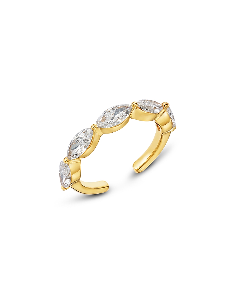 Moon & Meadow 14K Yellow Gold Lab Grown Diamond Marquis Ear Cuff