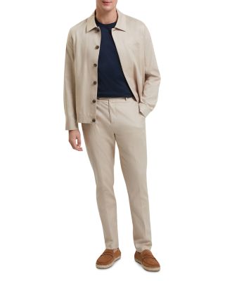 Rubinoj Cotton Tencel Smart Harrington Jacket