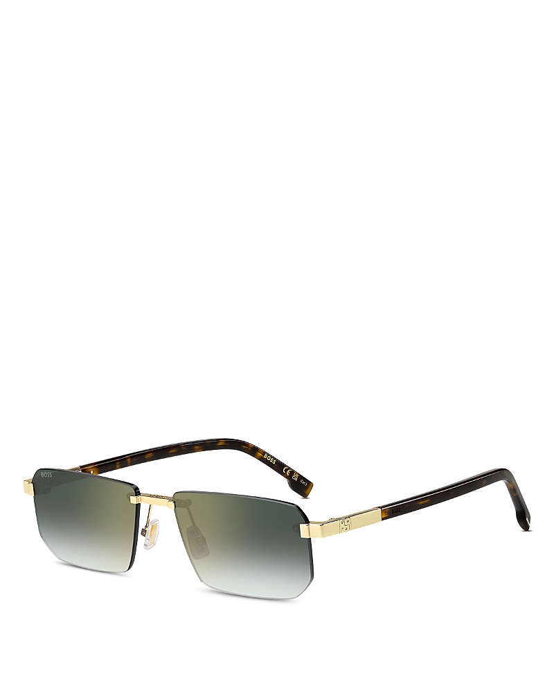 Hugo Boss Rectangular Sunglasses, 57mm