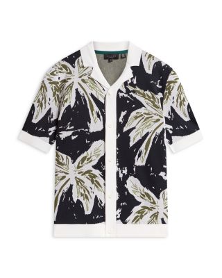 Kyes Knitted Leaf Camp Shirt